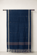 PURE MERINO TANGALIYA HANDWOVEN SHAWL (NATURAL DYE)