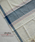 PURE MERINO TANGALIYA HANDWOVEN SHAWL (NATURAL DYE)