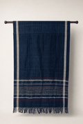 PURE MERINO TANGALIYA HANDWOVEN SHAWL (NATURAL DYE)