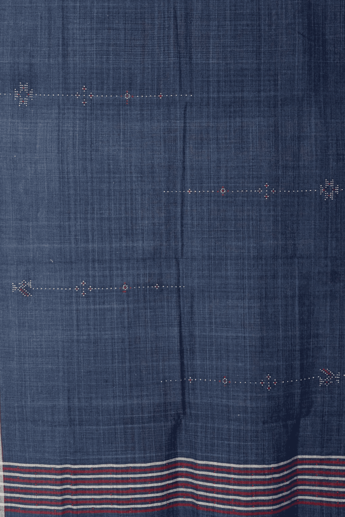 PURE MERINO TANGALIYA HANDWOVEN SHAWL (NATURAL DYE)