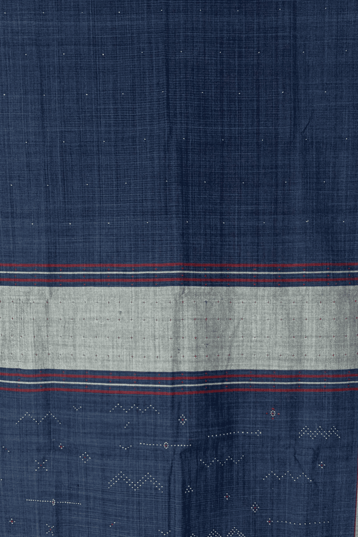 PURE MERINO TANGALIYA HANDWOVEN SHAWL (NATURAL DYE)