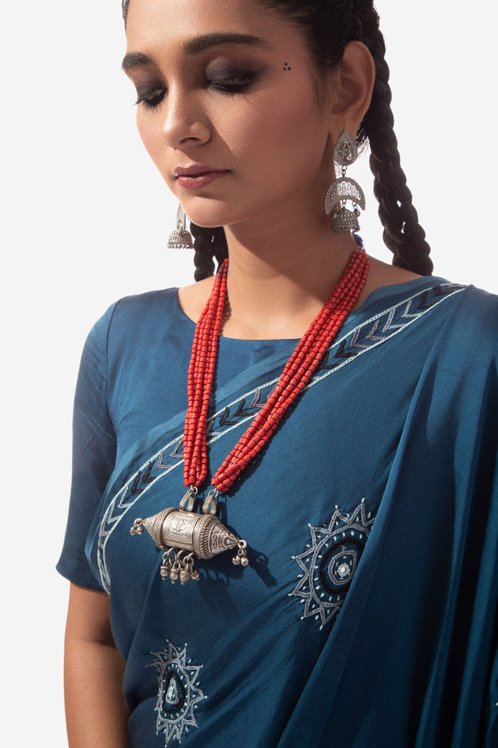 Rabari Embroidery Saree