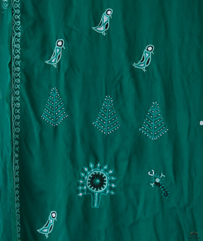 Rabari Embroidery Saree