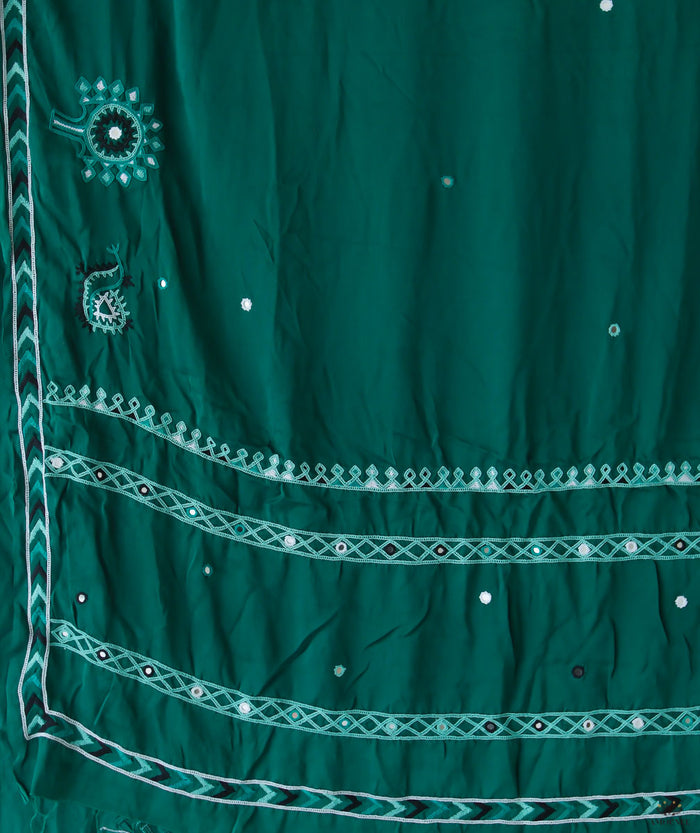 Rabari Embroidery Saree