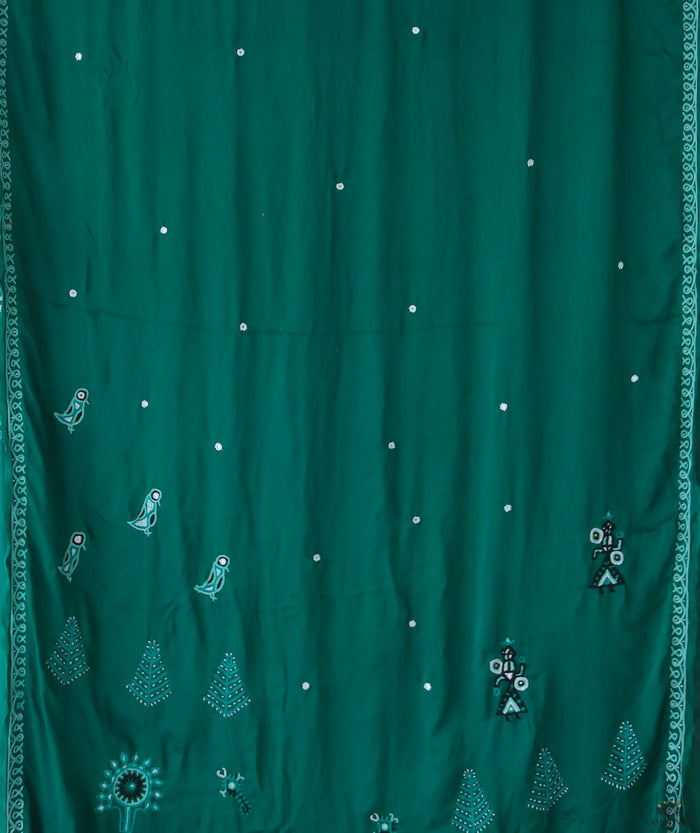 Rabari Embroidery Saree