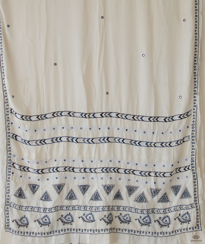 Rabari Embroidery Saree