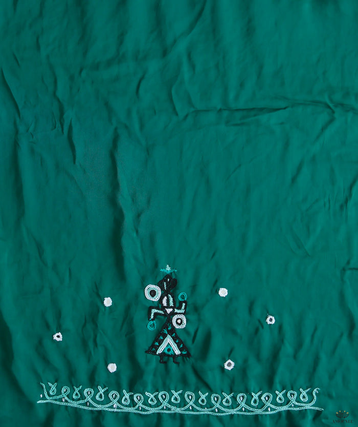 Rabari Embroidery Saree