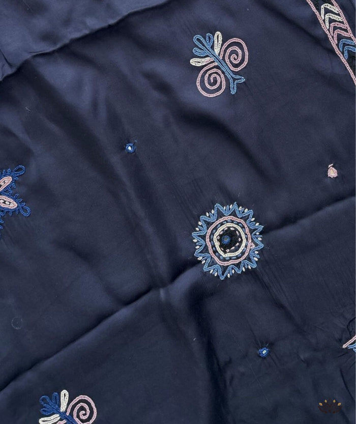 Rabari Embroidery Saree