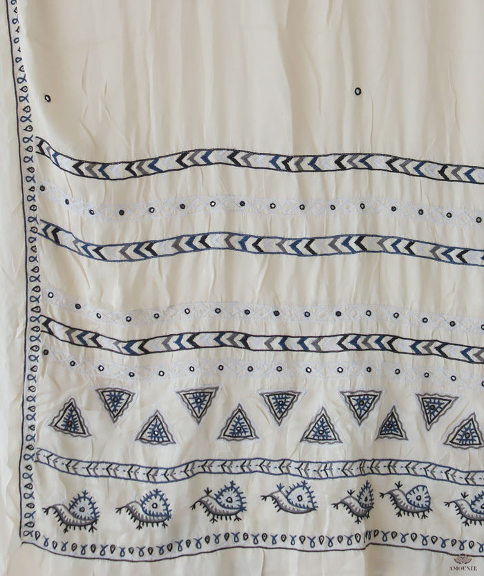 Rabari Embroidery Saree