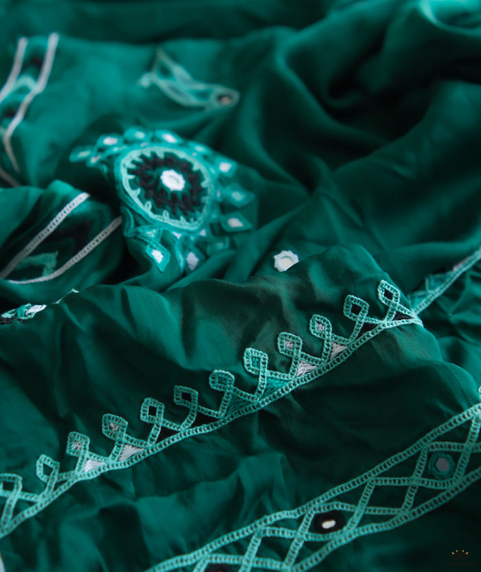 Rabari Embroidery Saree