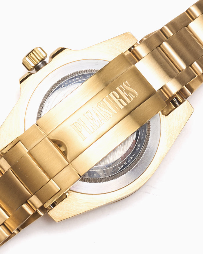 Jewelry Pleasures Anytime Unisex Watch - P26SP050-GOLDGREEN