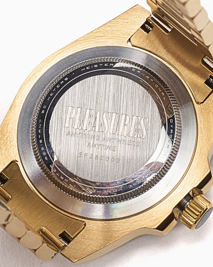 Jewelry Pleasures Anytime Unisex Watch - P26SP050-GOLDGREEN
