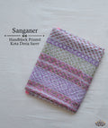Sanganer Kota handblock saree