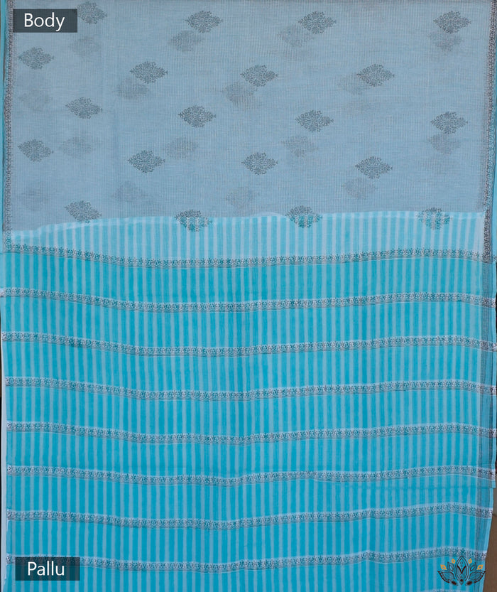 Sanganer Kota handblock saree