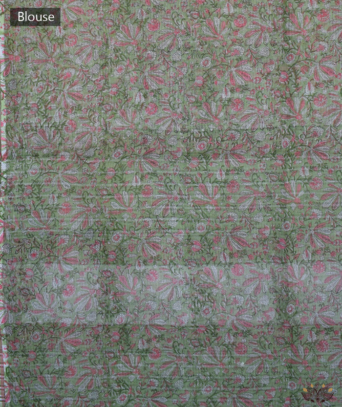 Sanganer Kota handblock saree