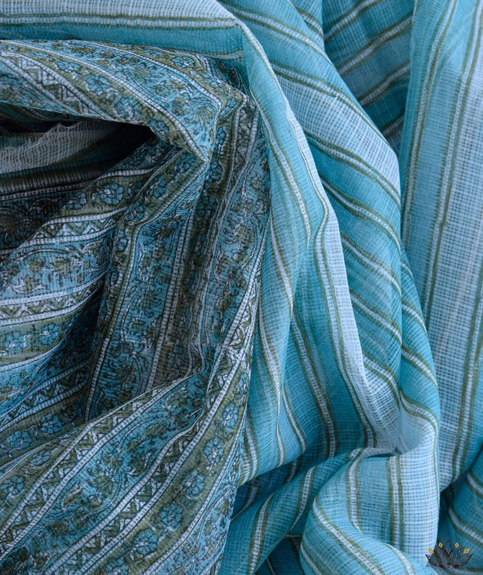 Sanganer Kota handblock saree