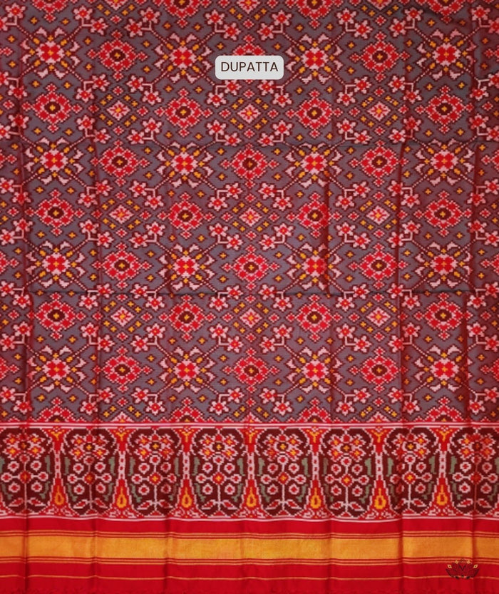 SEMI DOUBLE IKAT PATOLA DUPATTA