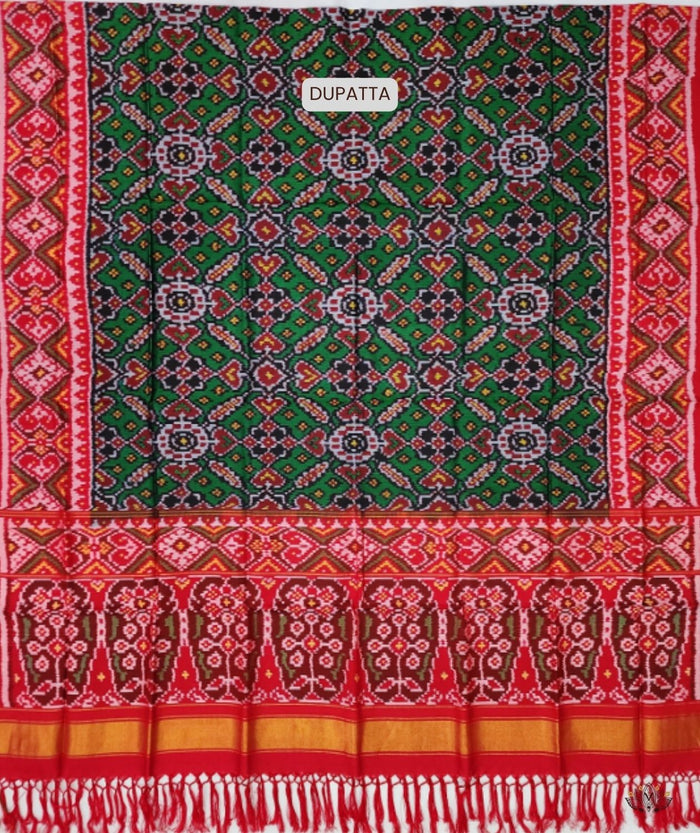 SEMI DOUBLE IKAT PATOLA DUPATTA
