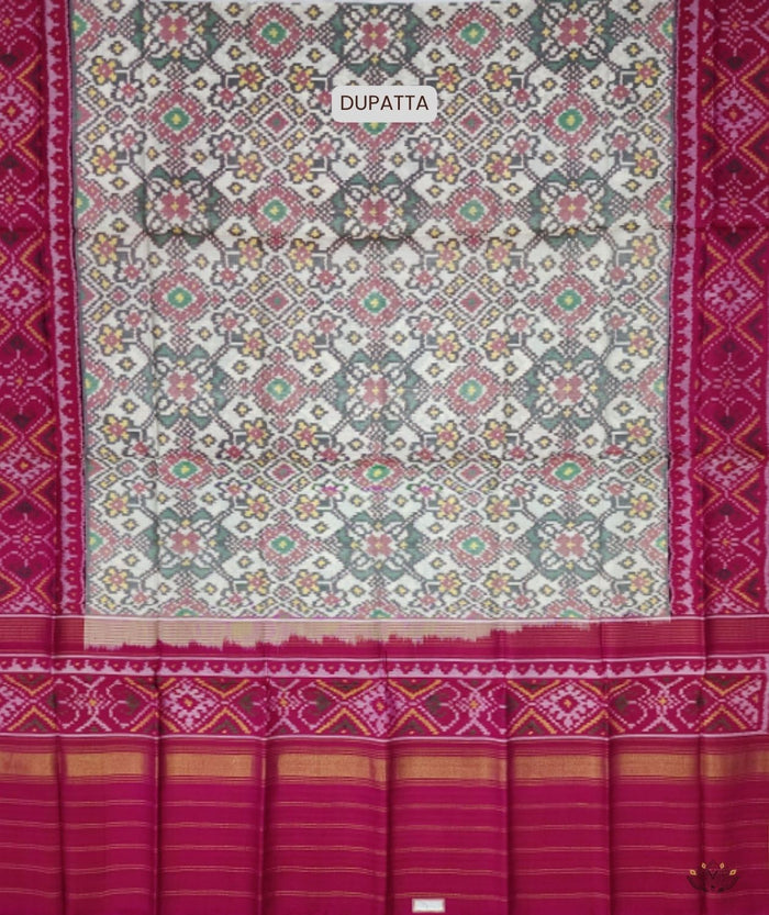 SEMI DOUBLE IKAT PATOLA DUPATTA
