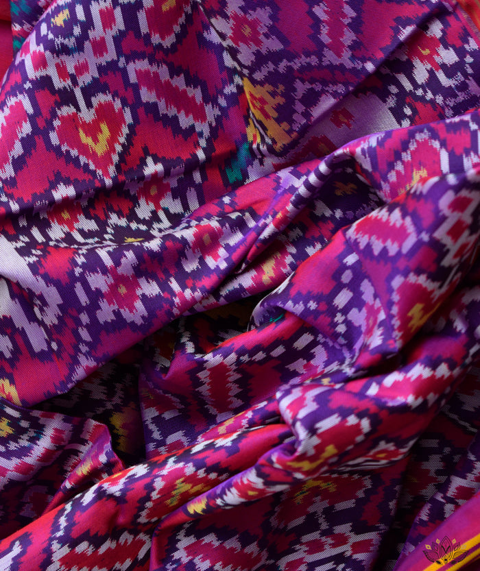 SEMI DOUBLE IKAT PATOLA DUPATTA