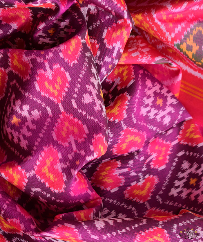 SEMI DOUBLE IKAT PATOLA DUPATTA