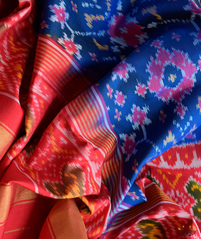 SEMI DOUBLE IKAT PATOLA DUPATTA
