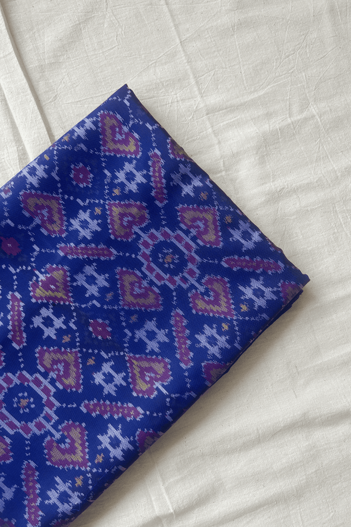 SEMI-DOUBLE IKAT PATOLA YARDAGE