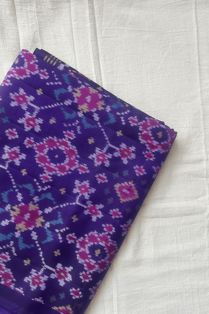 SEMI-DOUBLE IKAT PATOLA YARDAGE