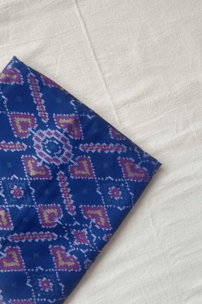 SEMI-DOUBLE IKAT PATOLA YARDAGE