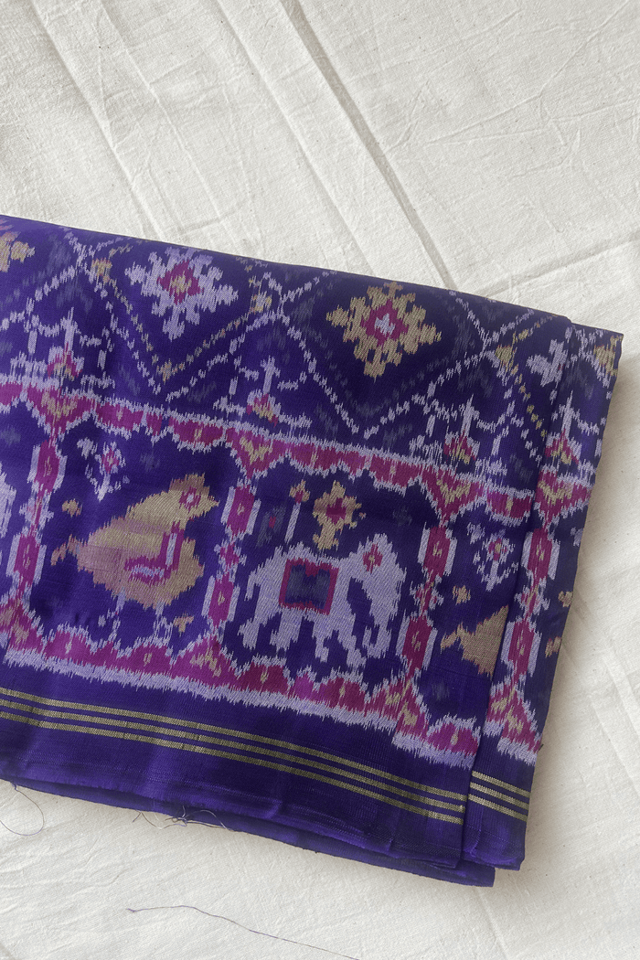 SEMI-DOUBLE IKAT PATOLA YARDAGE