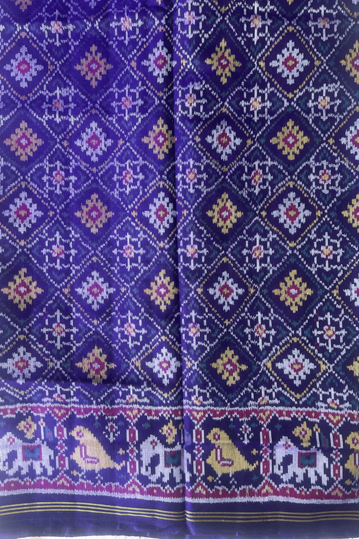 SEMI-DOUBLE IKAT PATOLA YARDAGE