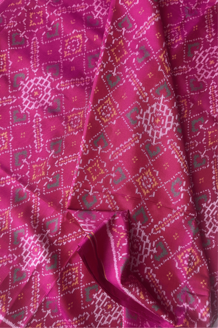 SEMI-DOUBLE IKAT PATOLA YARDAGE