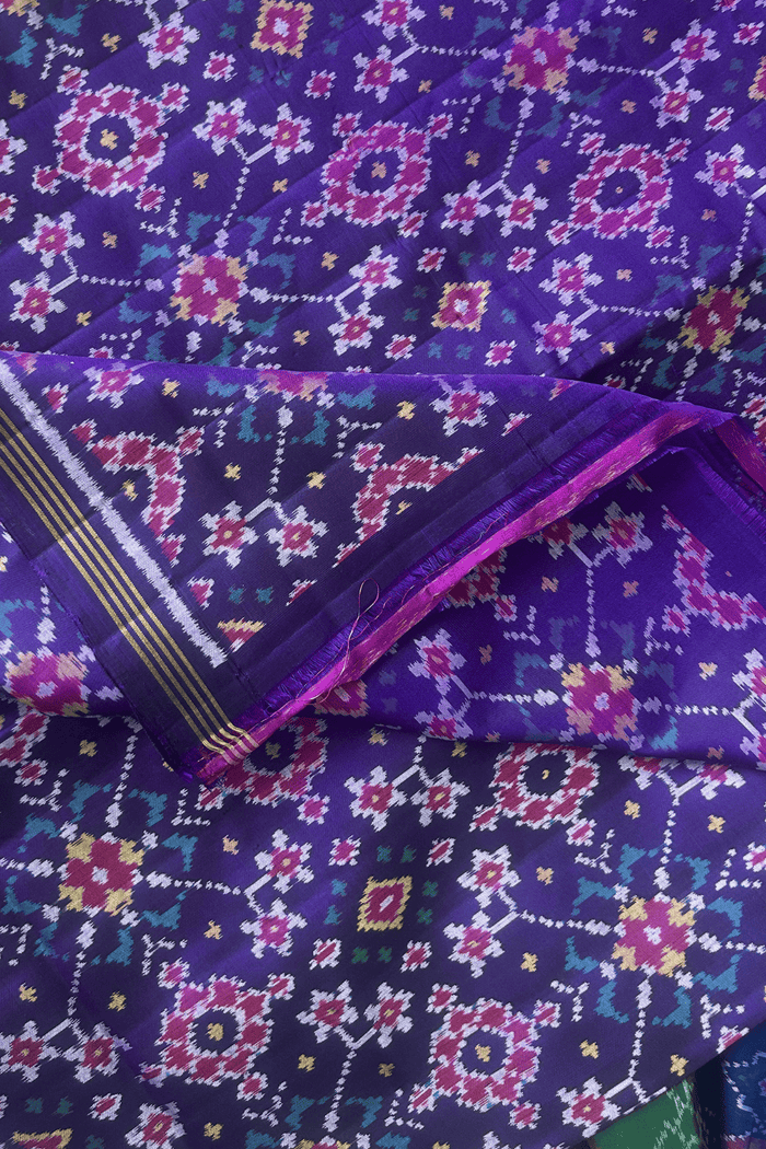 SEMI-DOUBLE IKAT PATOLA YARDAGE