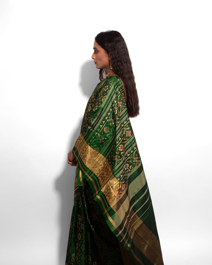 Silk Single Ikat Patola Saree