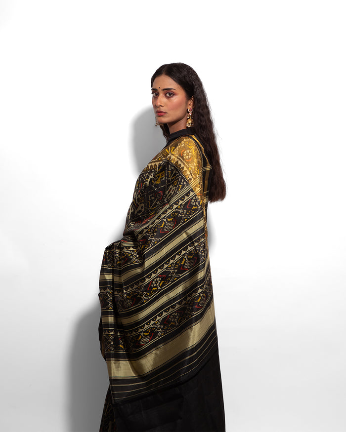 Silk Single Ikat Patola Saree