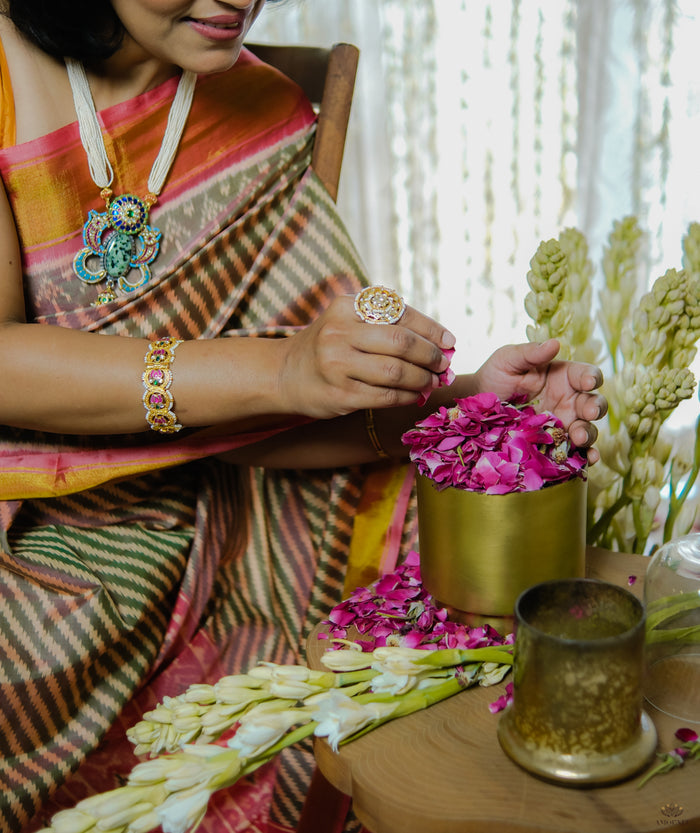 Silk Single Ikat Patola Saree