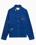 Jackets Coats forét Forager Embroidered Men's Overshirt - F1008-HERITAGEBLUE