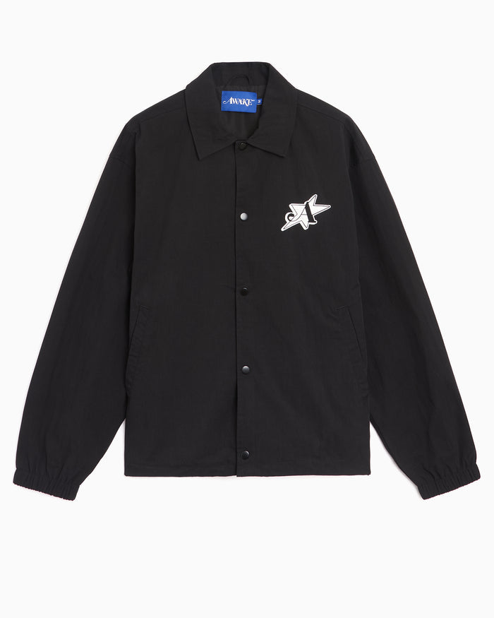 Jackets Coats Awake NY LES Community Graphic Men's Light Jacket - AWK-SP26-OT003-BLK
