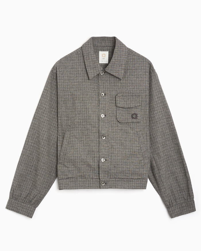 Jackets Coats gander Pennine Plaid Boxy Unisex Overshirt - SS26022