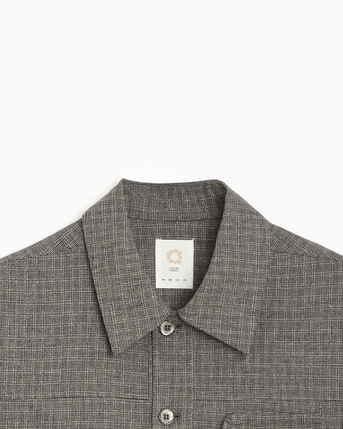 Jackets Coats gander Pennine Plaid Boxy Unisex Overshirt - SS26022