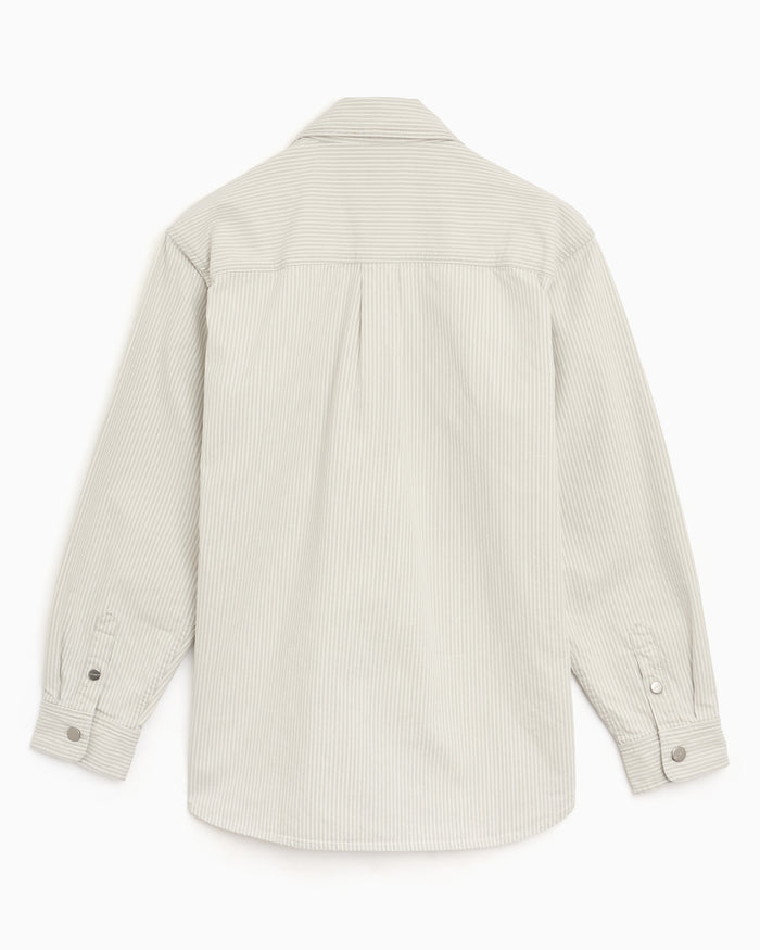 Jackets Coats Carhartt WIP Mercer Striped Relaxed Unisex Overshirt - I036495-3OK35