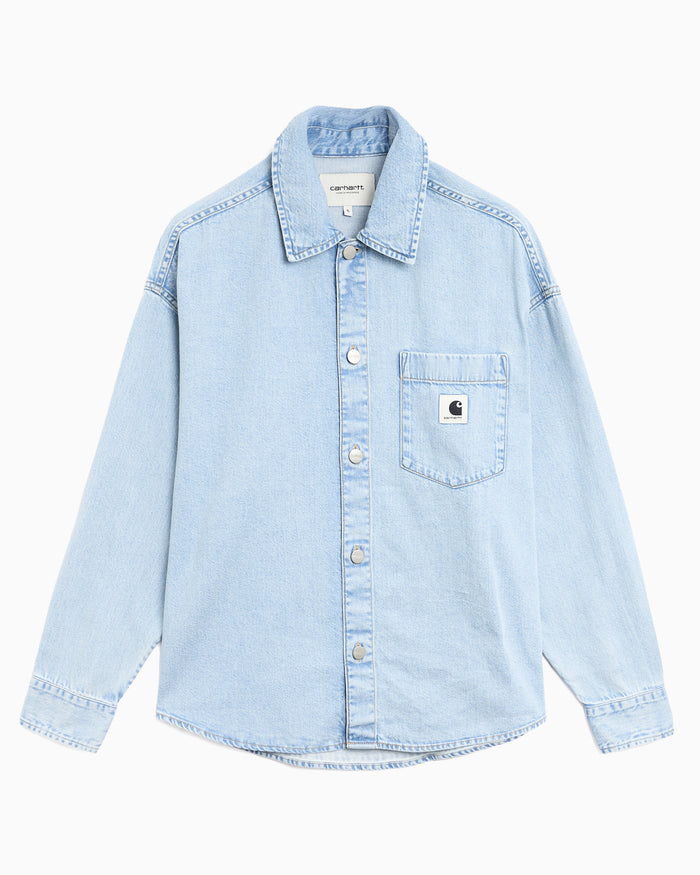 Jackets Coats Carhartt WIP Alta Denim Relaxed Women's Overshirt - I036232-0112