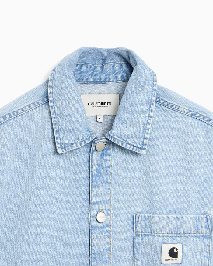 Jackets Coats Carhartt WIP Alta Denim Relaxed Women's Overshirt - I036232-0112
