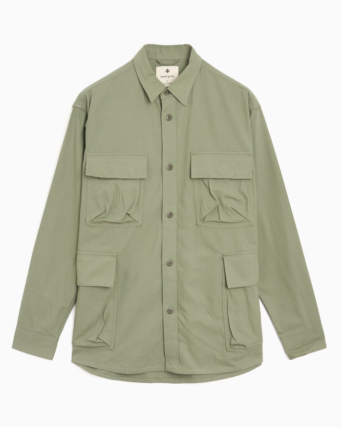 Jackets Coats Snow Peak Takibi Relaxed Unisex Overshirt - SH-26SU004