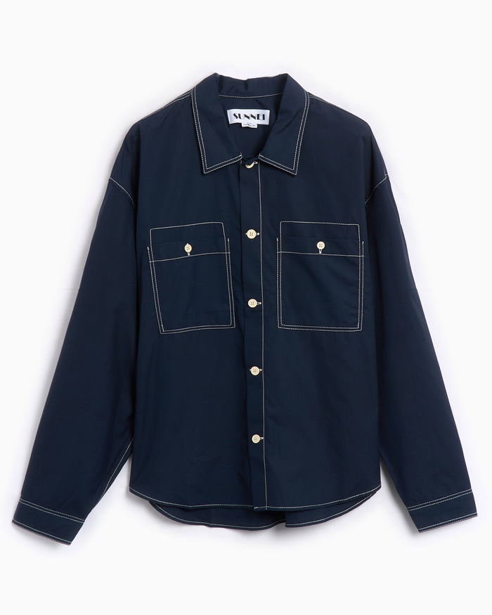 Jackets Coats Sunnei Women's Denim Overshirt Women's Overshirt - RTWXSHR019-POP010-0097