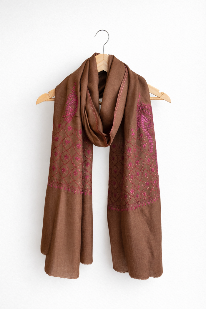 Sozni Hand Embroidered Stole