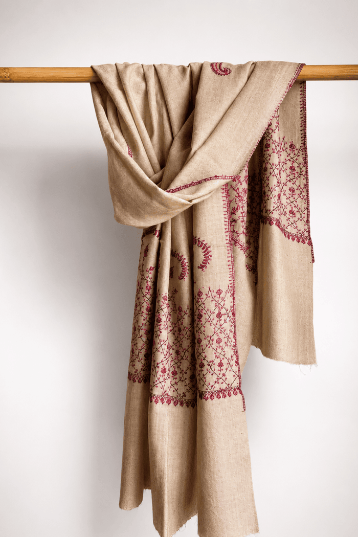 Sozni Hand Embroidered Stole