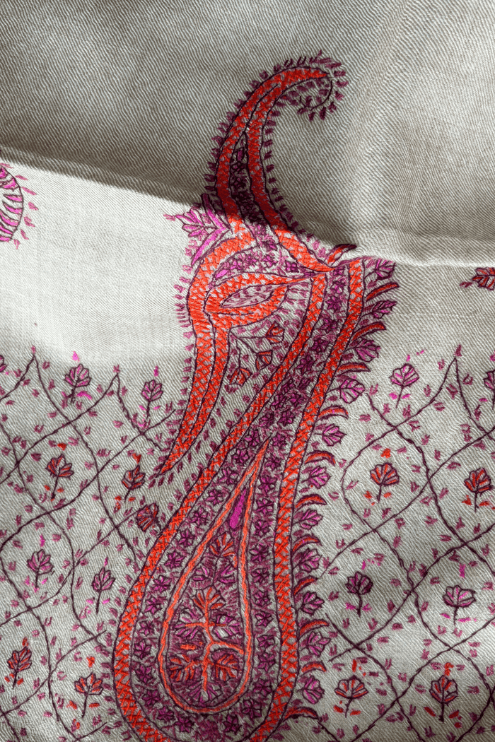 Sozni Hand Embroidered Stole