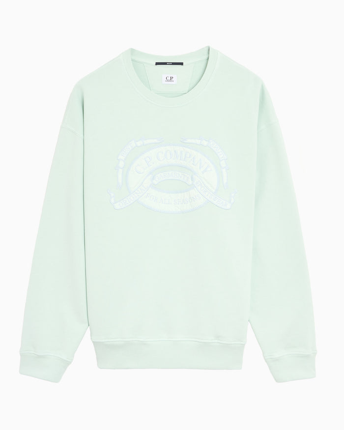 Sweatshirts CP Company Embroidered Boxy Men's Sweatshirt - 20CMSS217A006090O-804