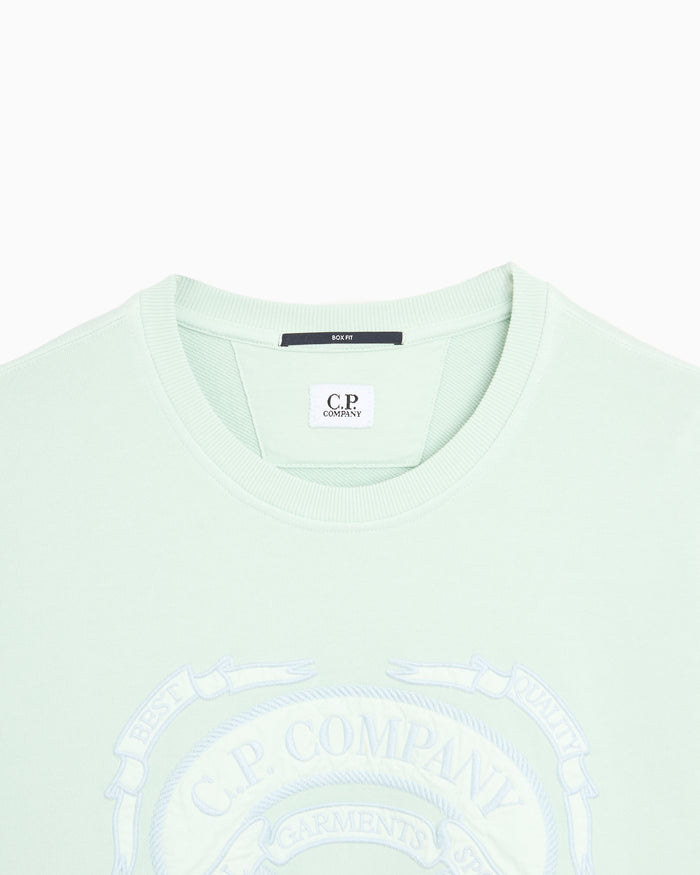 Sweatshirts CP Company Embroidered Boxy Men's Sweatshirt - 20CMSS217A006090O-804